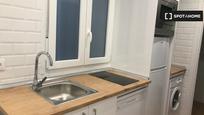 Kitchen of Flat to rent in  Madrid Capital  with Air Conditioner and Balcony