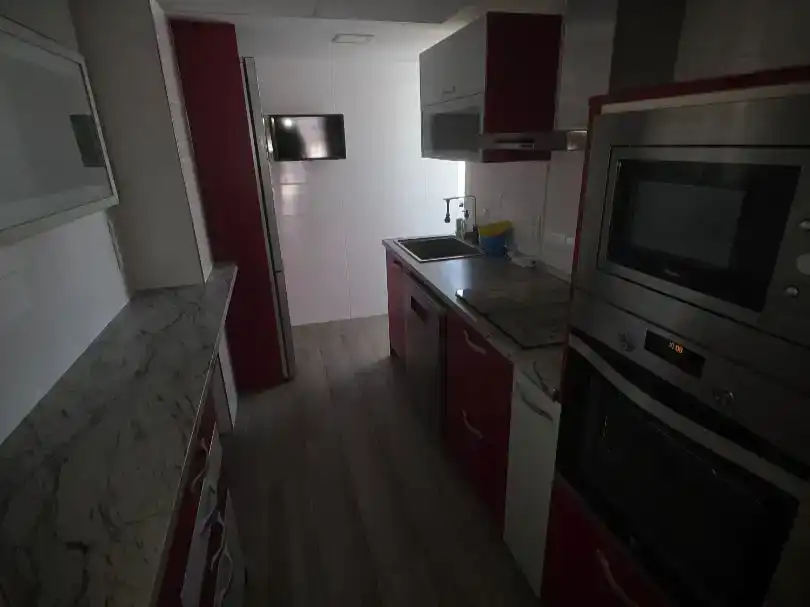 Küche von Wohnung zur Miete in Gandia mit Klimaanlage, Schwimmbad und Möbliert