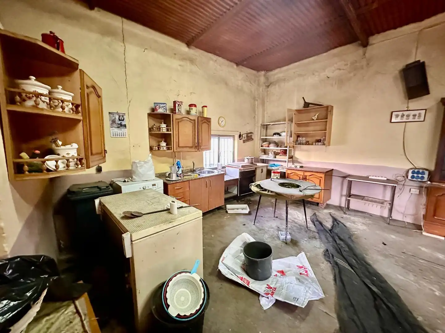 Cocina de Finca rústica en venta en Peñarroya-Pueblonuevo con Jardín privado, Trastero y Piscina