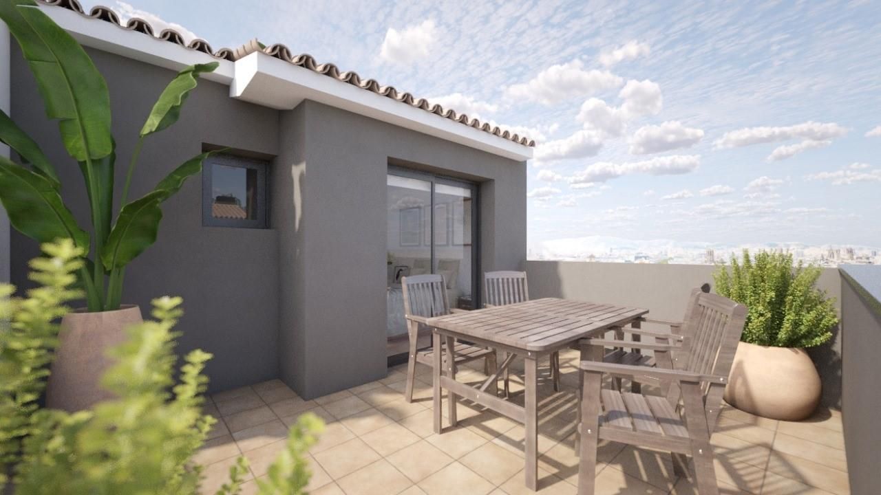 Terrace of Duplex for sale in Terrassa  with Heating, Private garden and Terrace