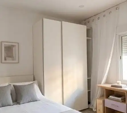 Bedroom of Flat for sale in Madrid  with Air Conditioner