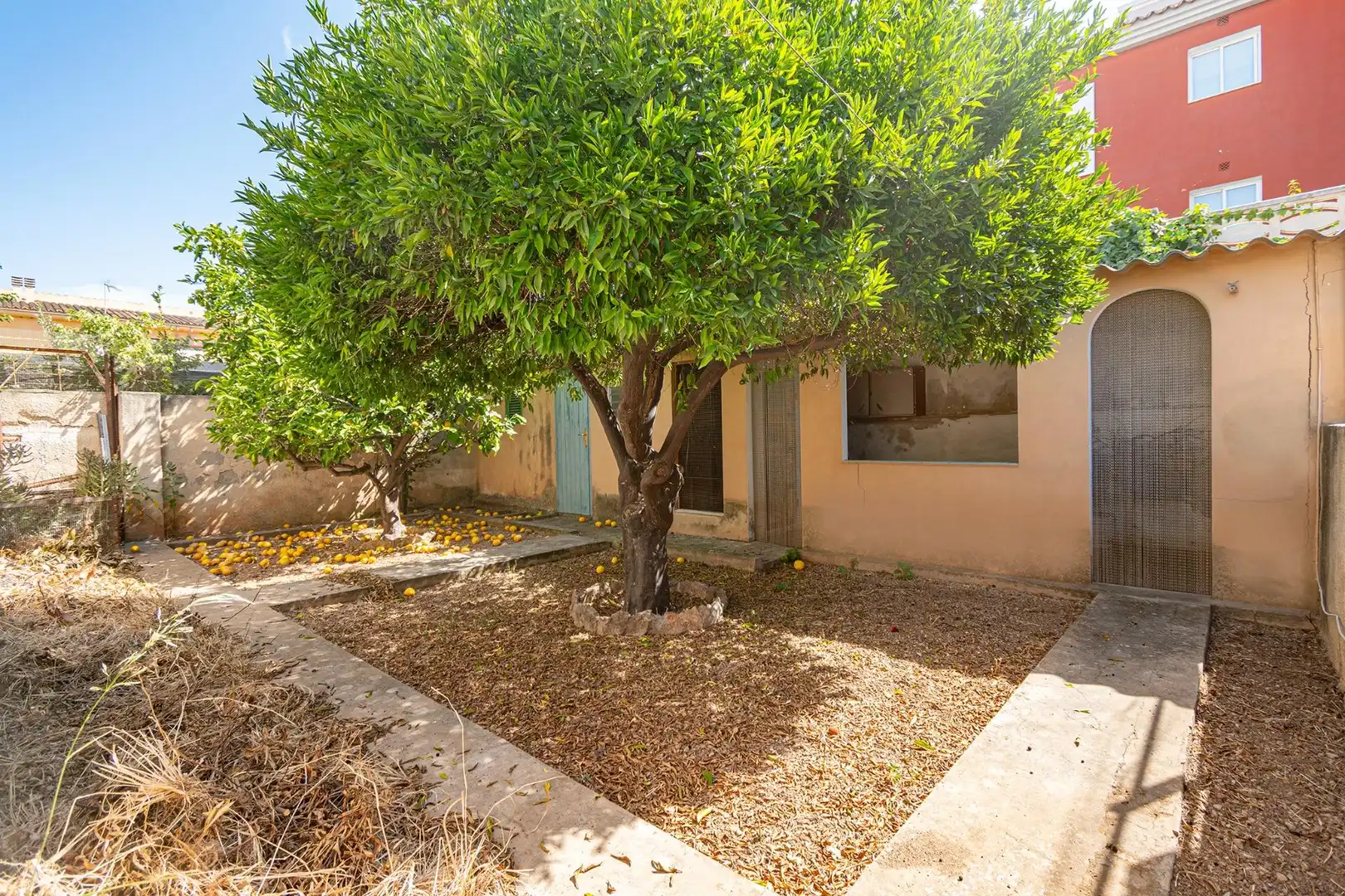 Vista exterior de Pis en venda en  Palma de Mallorca amb Aire condicionat, Jardí privat i Terrassa