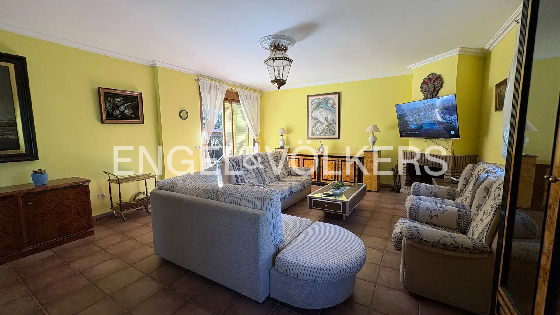 Sala d'estar de Casa o xalet de lloguer en Los Molinos, Madrid