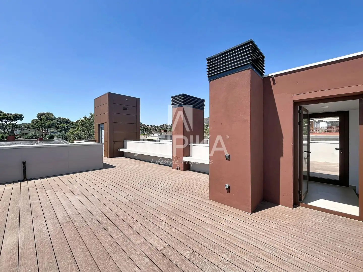 Terraza de Ático en venta en Castelldefels con Aire acondicionado, Calefacción y Horno