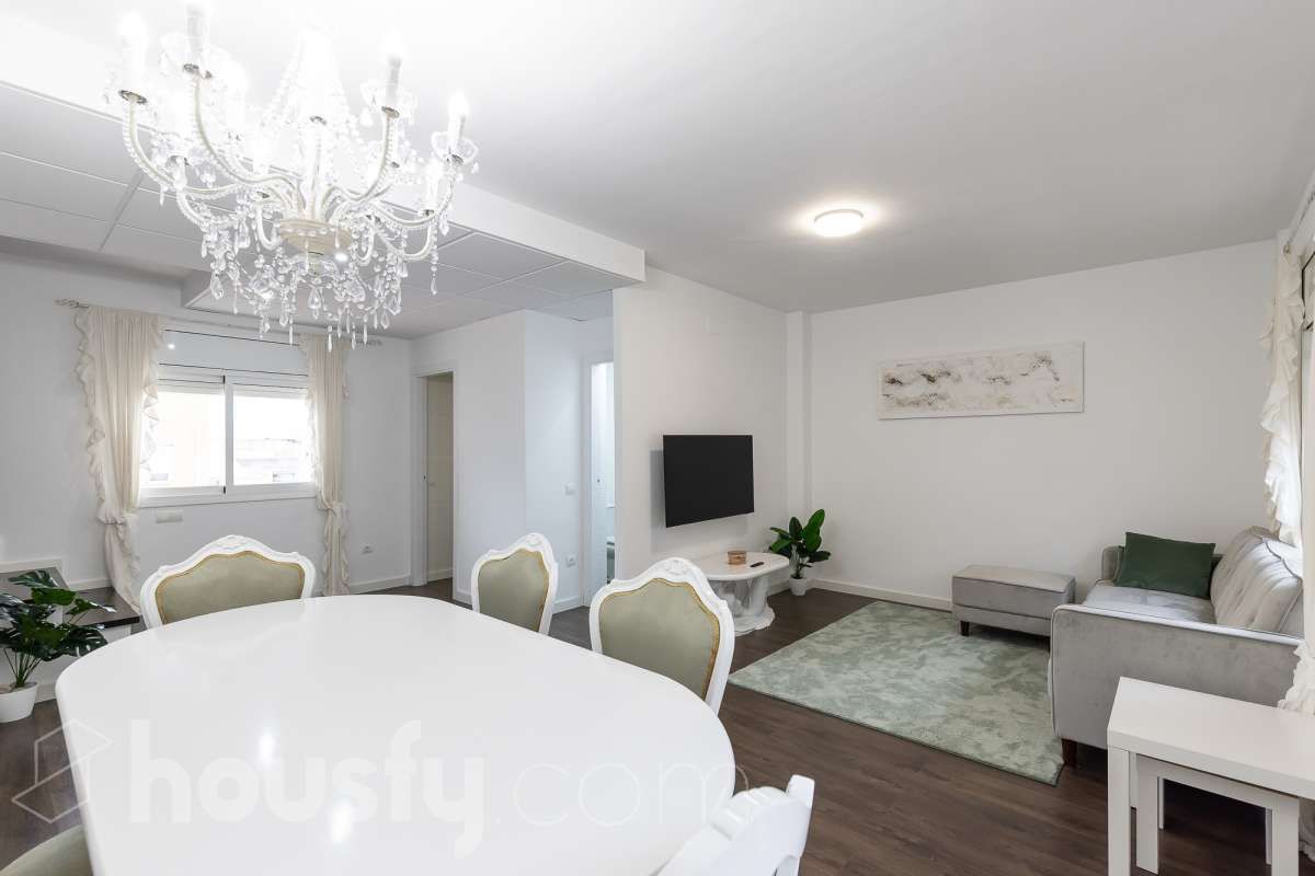 Wohnzimmer von Maisonette zum Verkauf in La Ràpita mit Klimaanlage, Heizung und Parkett