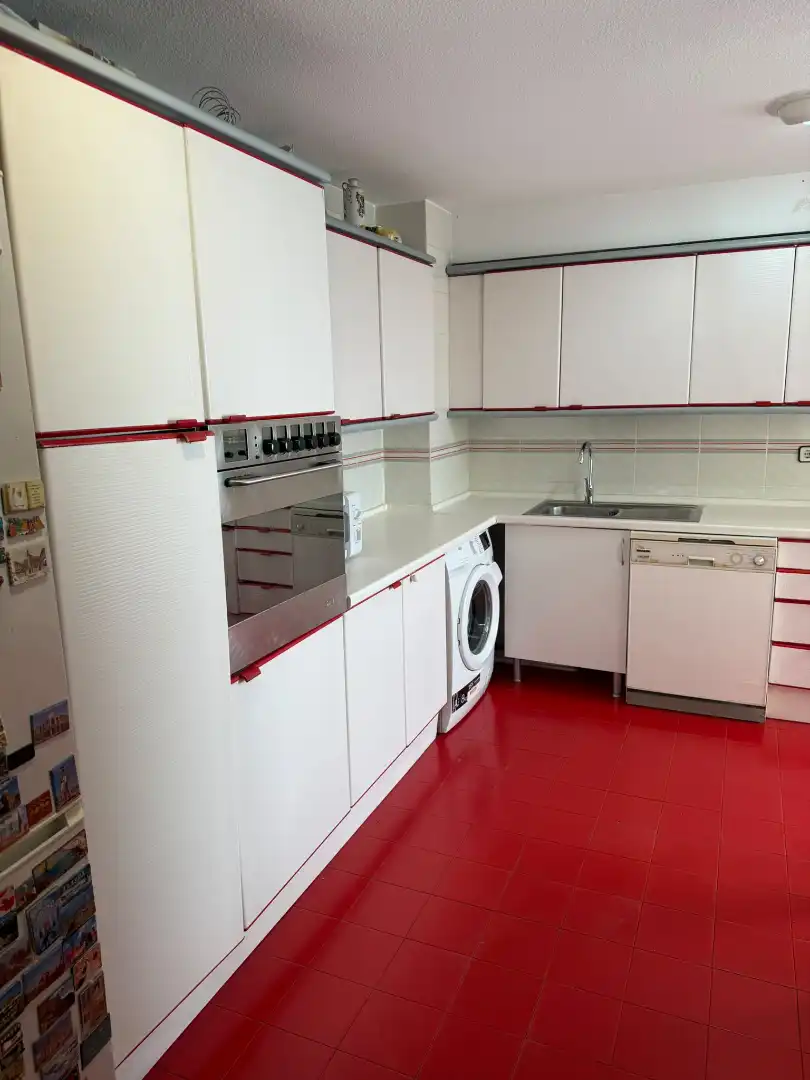 Küche von Wohnung zur Miete in Madrid mit Heizung, Terrasse und Möbliert