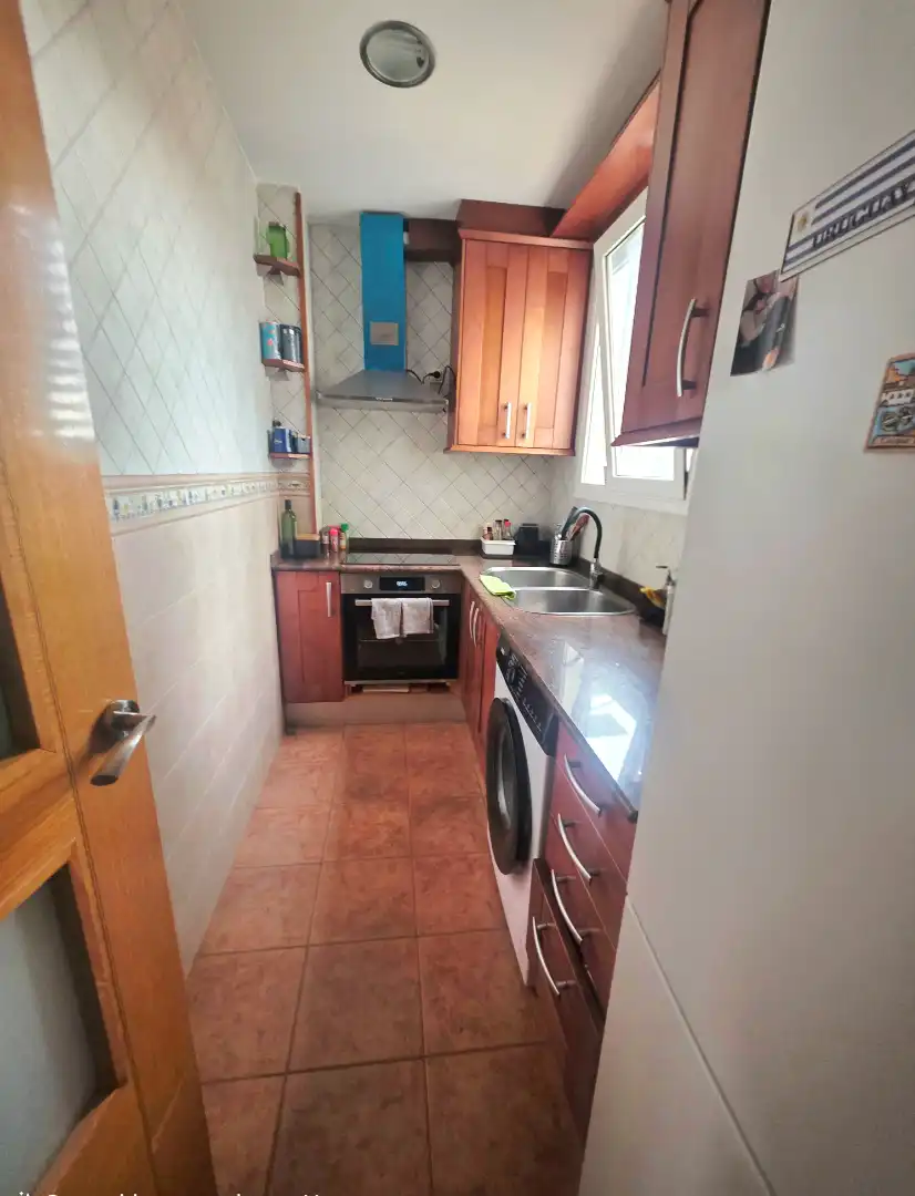 Küche von Wohnung zum Verkauf in Barcelona mit Klimaanlage, Heizung und Parkett