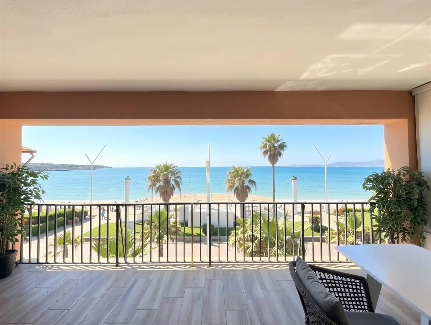 Terrassa de Apartament en venda en  Palma de Mallorca amb Aire condicionat i Traster