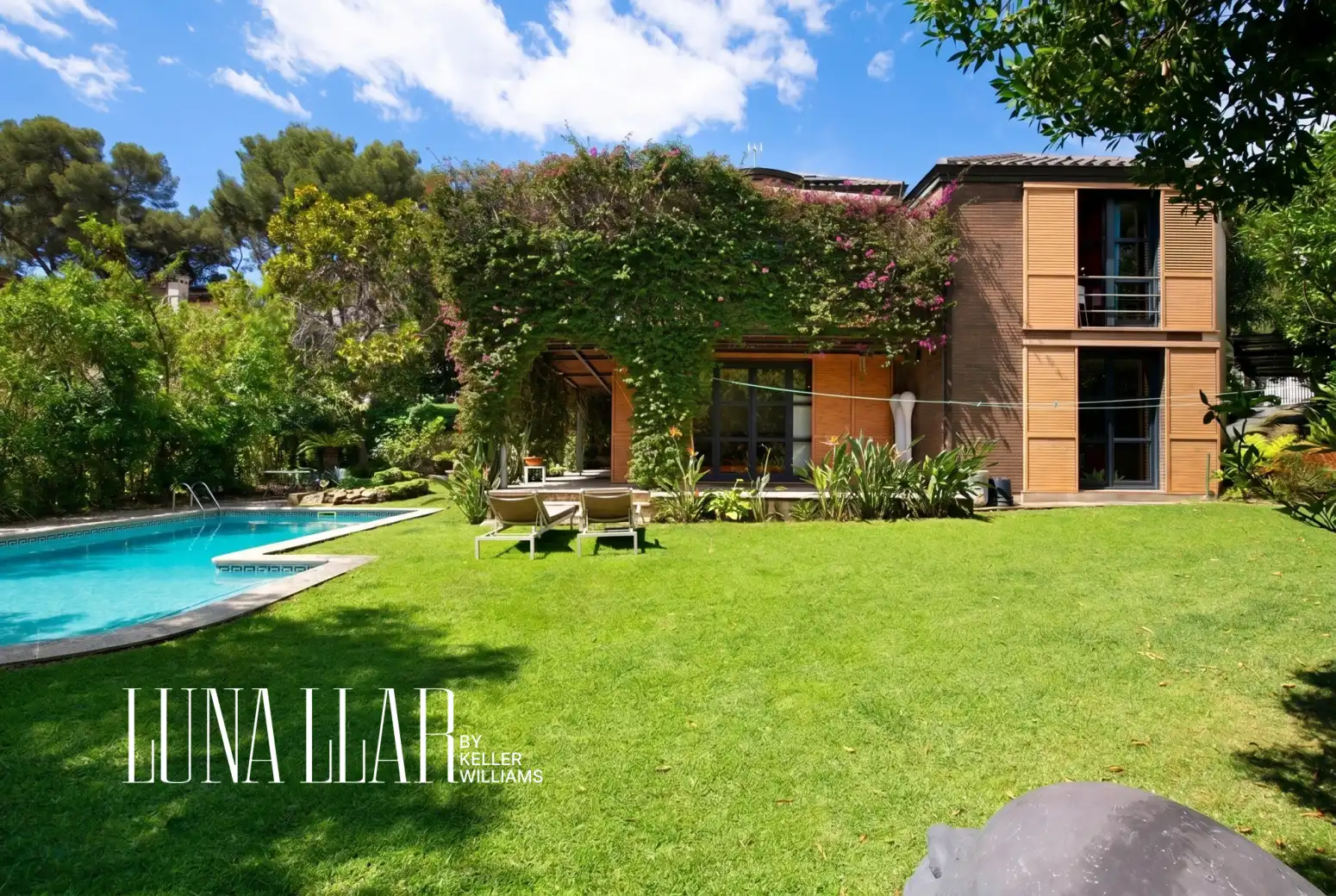 Garten von Haus oder Chalet zum Verkauf in Castelldefels mit Terrasse und Schwimmbad