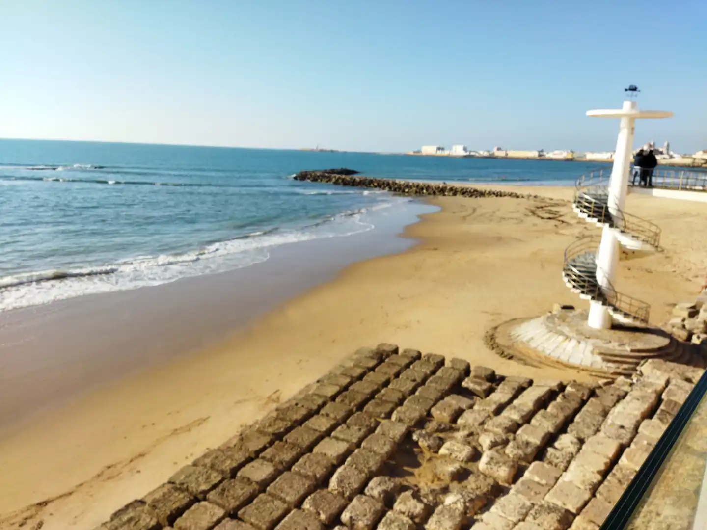 Exterior view of Flat for rent in Cádiz  with Parquet flooring, Furnished and Oven