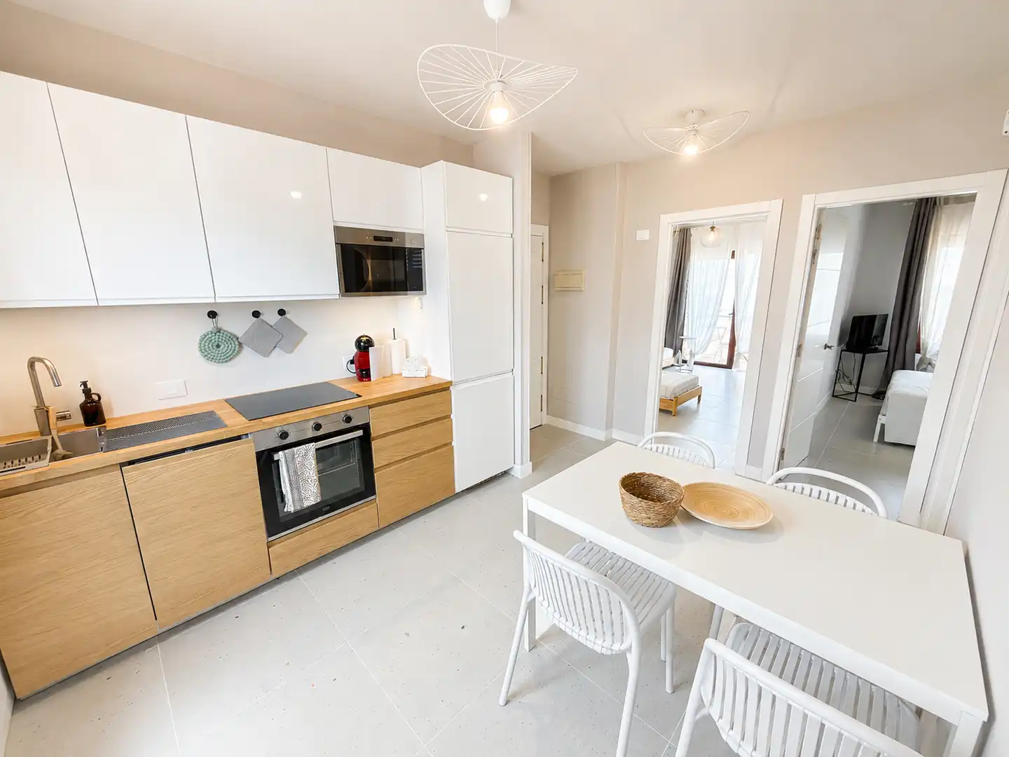 Cuina de Apartament en venda en Antigua amb Traster, Moblat i Piscina comunitària