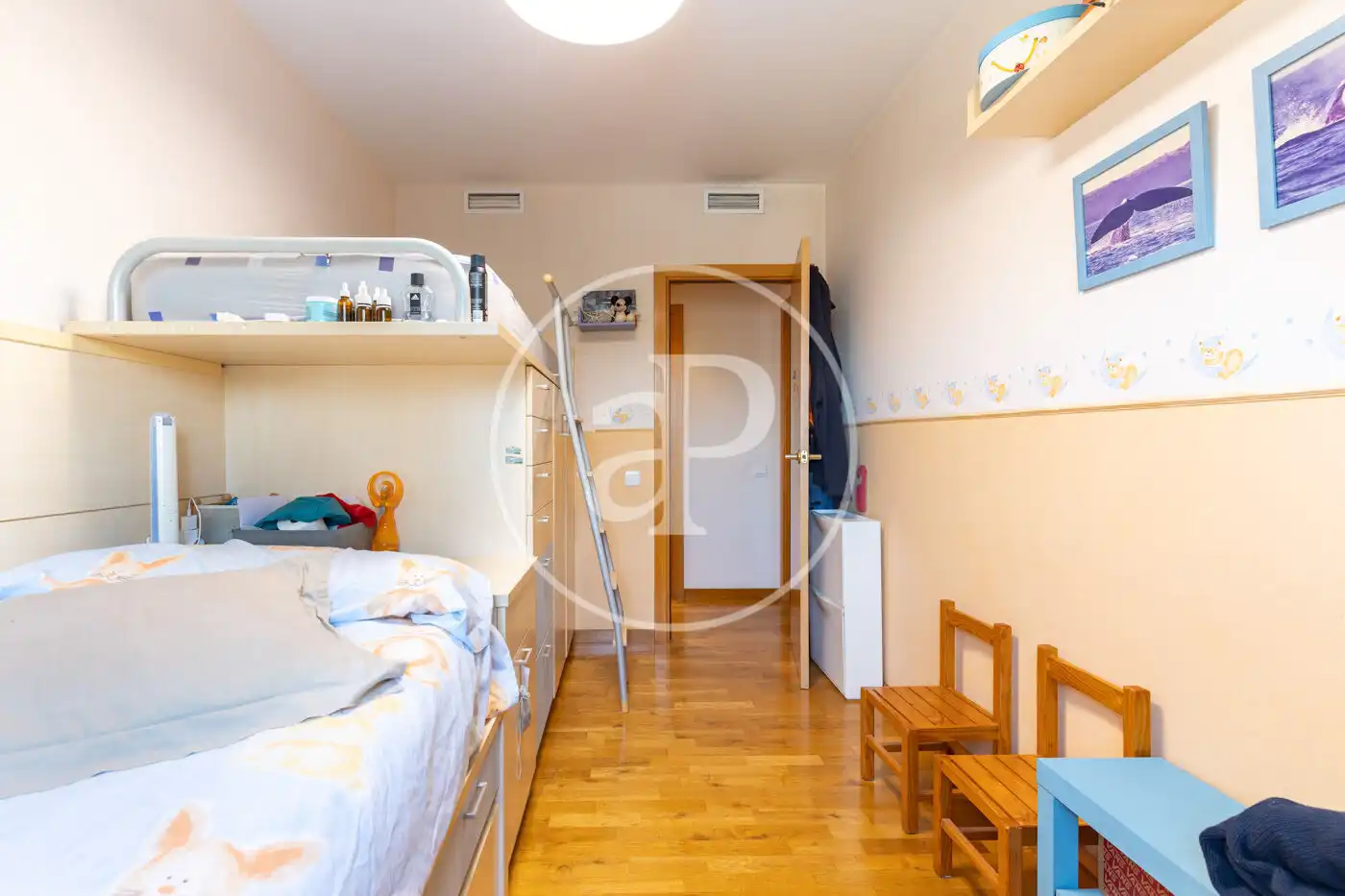 Bedroom of Flat for sale in Sant Cugat del Vallès  with Air Conditioner, Heating and Terrace