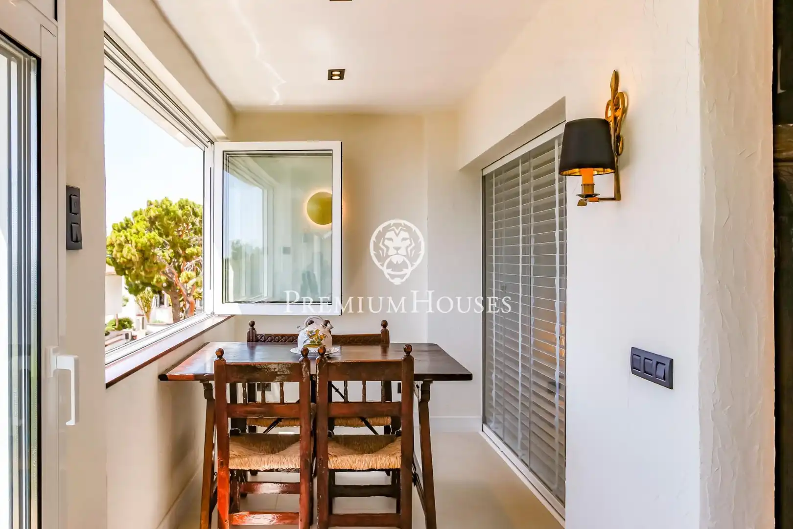 Terrasse von Erdgeschoss zur Miete in Sitges mit Klimaanlage, Heizung und Terrasse