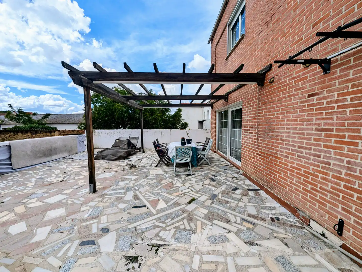 Terrace of Houses for sale in Villamuriel de Cerrato  with Heating, Furnished and Balcony