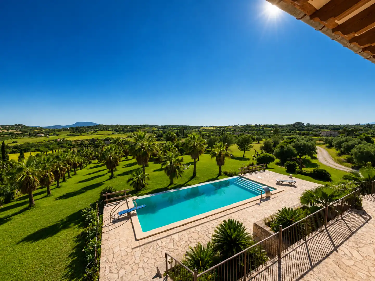 Jardí de Casa o xalet en venda en Lloret de Vistalegre amb Aire condicionat, Terrassa i Piscina