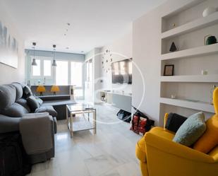 Living room of Flat to rent in  Madrid Capital  with Air Conditioner, Heating and Storage room
