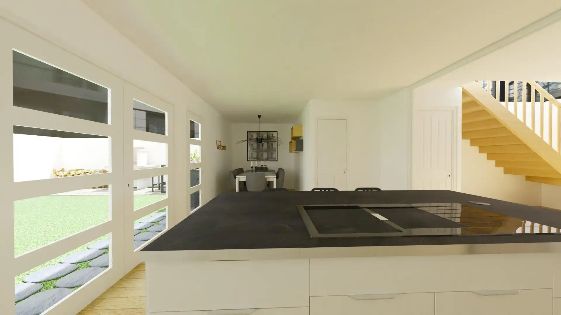 Cocina de Casa o chalet en venta en Figueruelas con Aire acondicionado, Calefacción y Jardín privado
