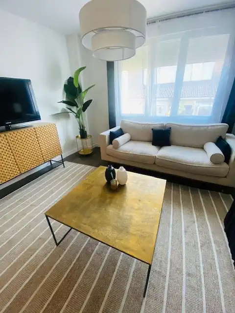 Living room of Flat for rent in Albacete  with Air Conditioner, Heating and Furnished