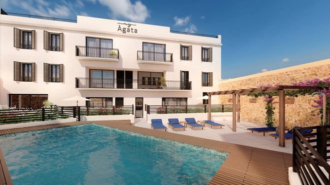 Swimming pool of Duplex for sale in Sant Feliu de Guíxols  with Air Conditioner, Heating and Parquet flooring