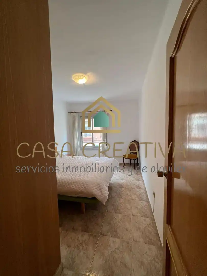 Bedroom of Flat for rent in Valencia  with Air Conditioner, Heating and Terrace