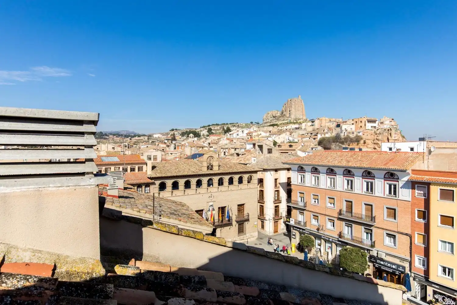 Vista exterior de Ático en venta en Borja con Calefacción, Parquet y Terraza