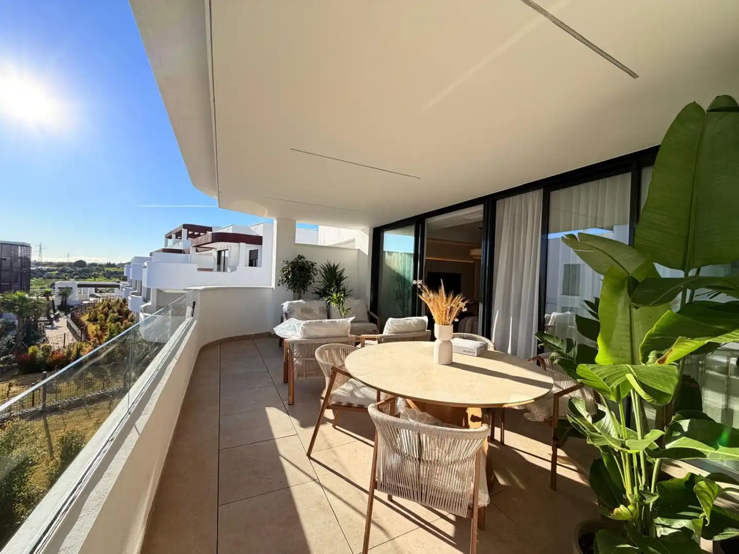 Terrace of Flat for sale in Estepona  with Air Conditioner, Heating and Terrace