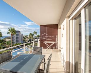 Terrace of Flat to rent in Calpe / Calp  with Air Conditioner and Terrace