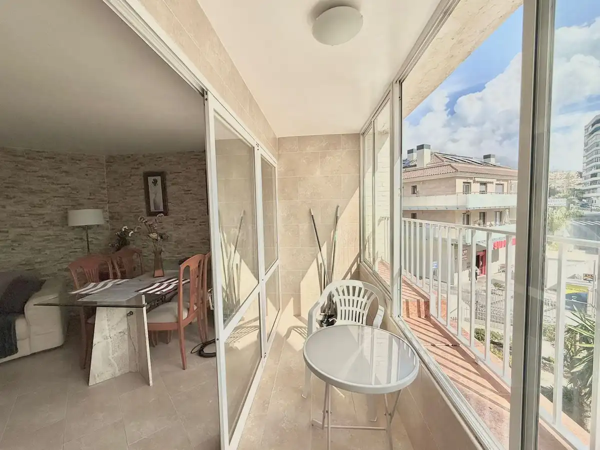 Terraza de Apartamento en venta en Fuengirola con Piscina, Amueblado y Piscina comunitaria