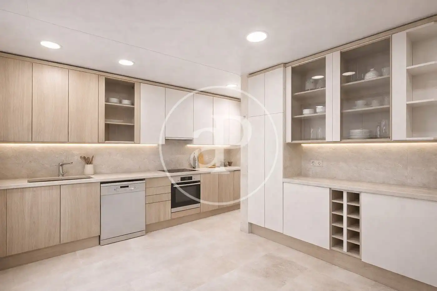 Cocina de Piso en venta en Barcelona con Aire acondicionado, Calefacción y Balcón