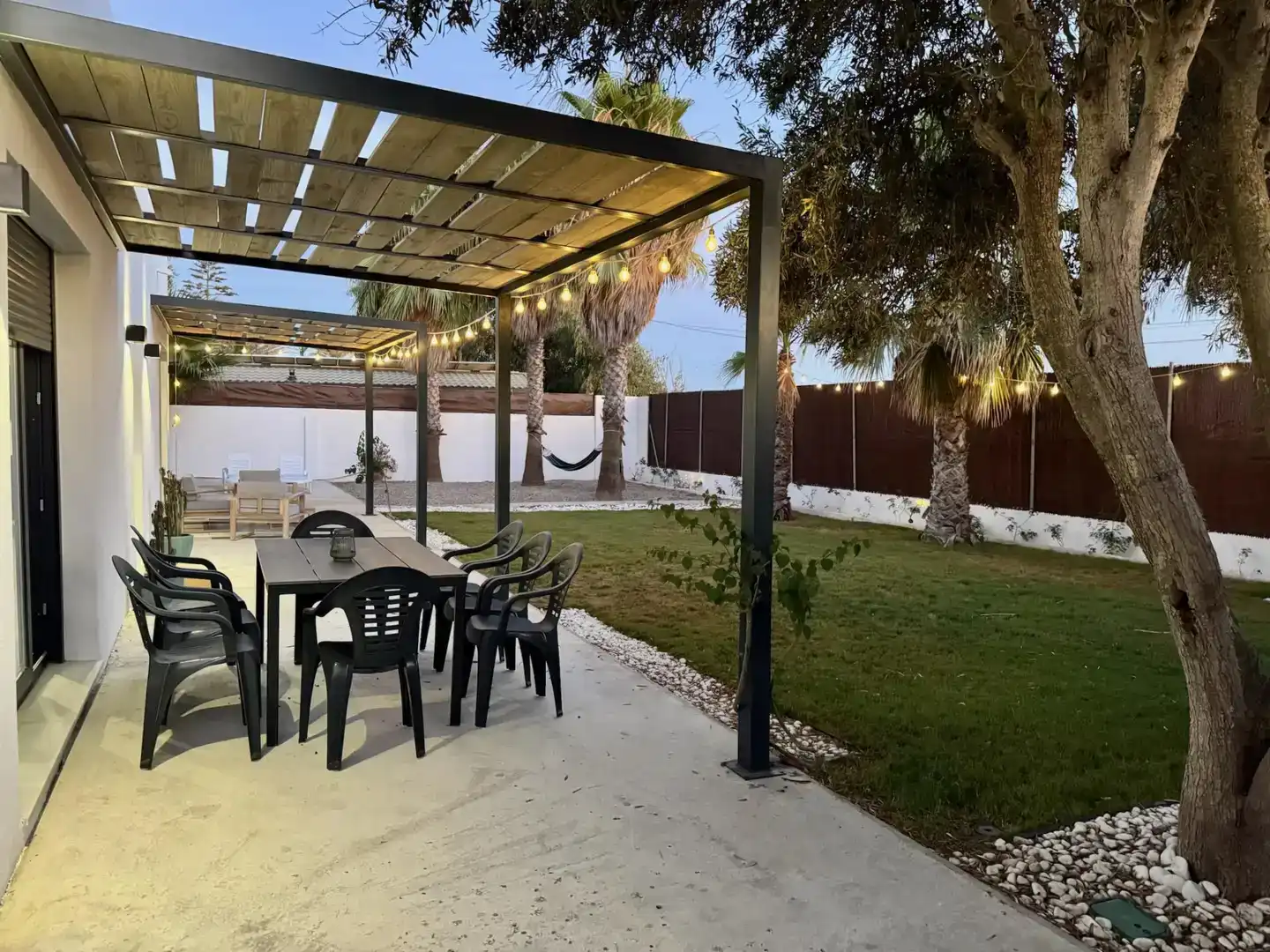 Terraza de Casa o chalet de alquiler en Chipiona con Jardín privado y Amueblado