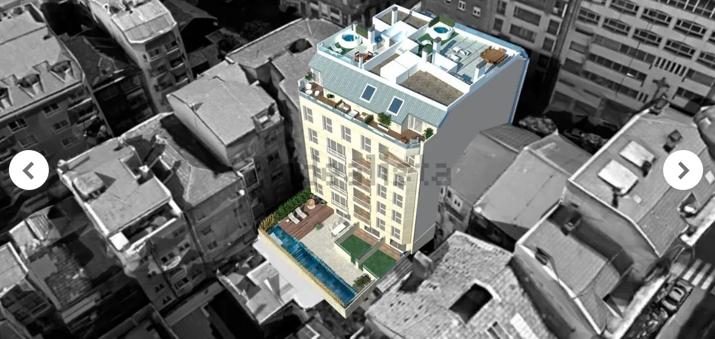 Vista exterior de Àtic en venda en Vigo  amb Terrassa, Traster i Piscina comunitària