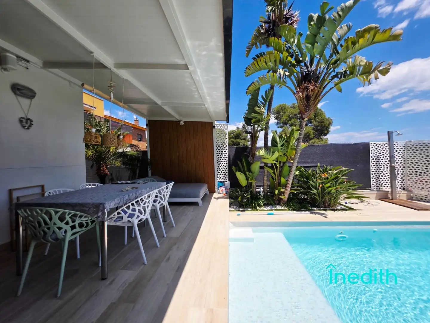 Terraza de Casa o chalet en venta en Cubelles con Aire acondicionado, Calefacción y Jardín privado