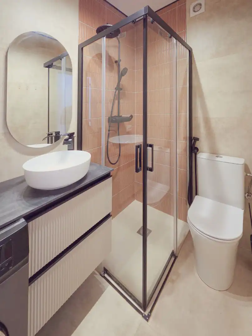 Bathroom of Flat for sale in Xeresa  with Air Conditioner, Heating and Storage room