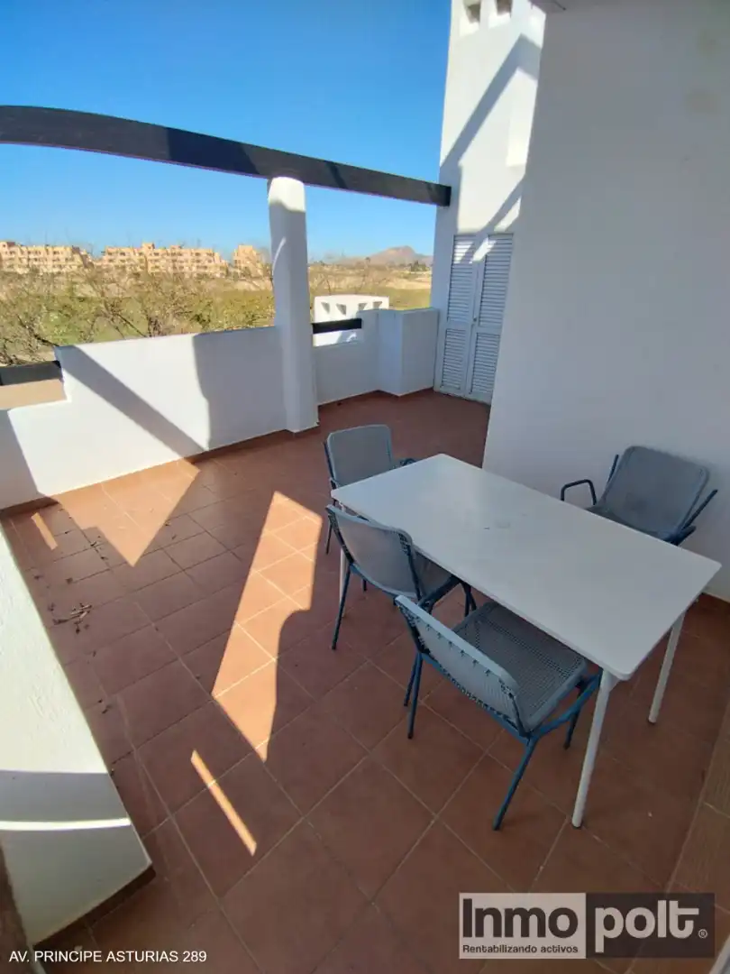 Terraza de Apartamento de alquiler en Torre-Pacheco con Jardín privado, Terraza y Amueblado