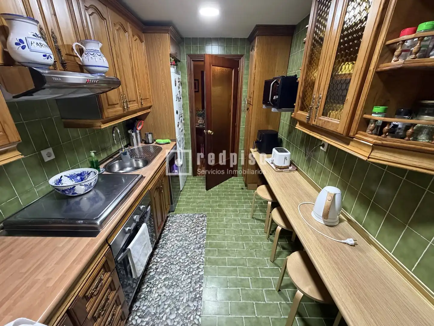 Cocina de Piso en venta en Madrid con Calefacción, Parquet y Terraza