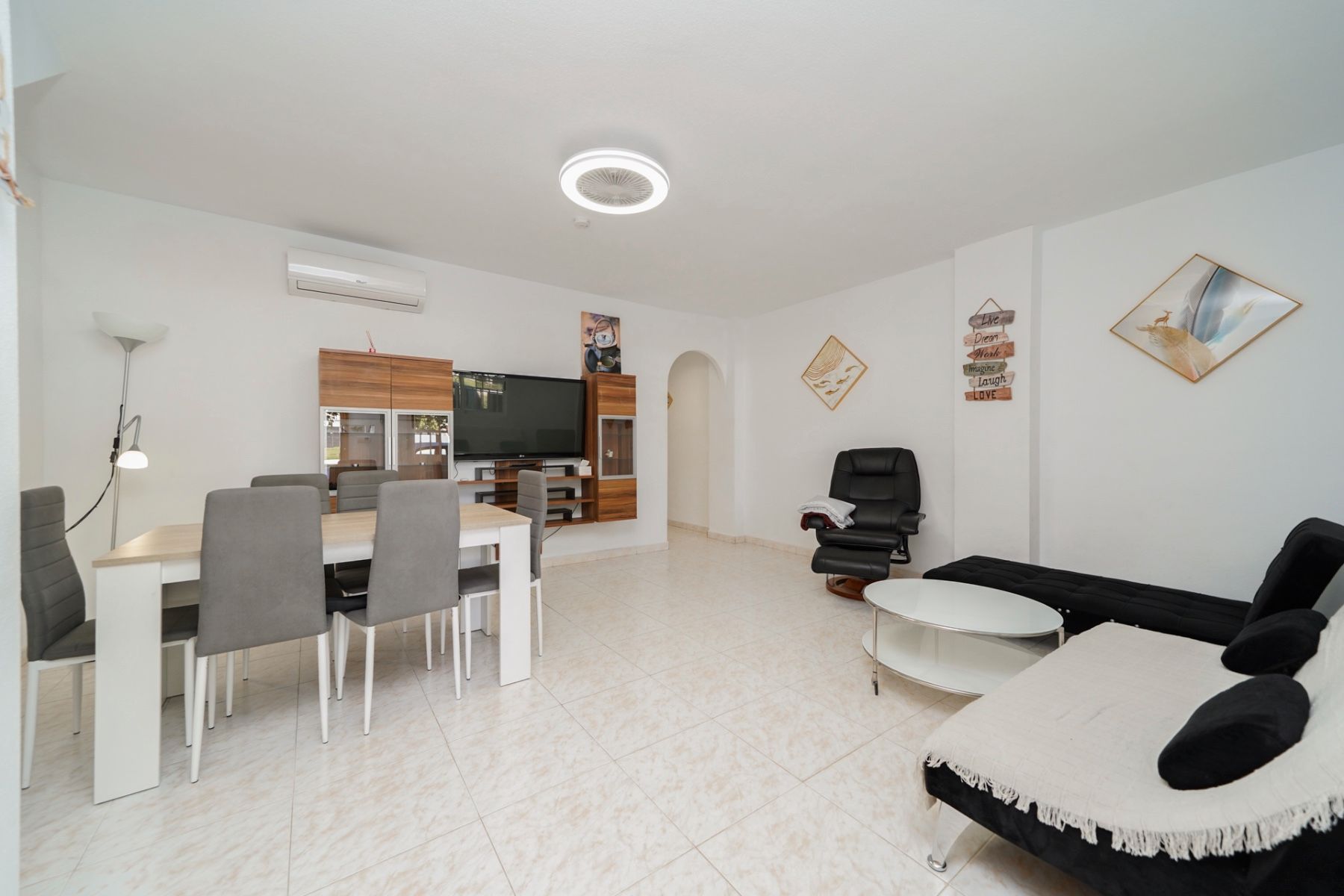 Living room of Flat for sale in Los Alcázares  with Air Conditioner, Heating and Private garden