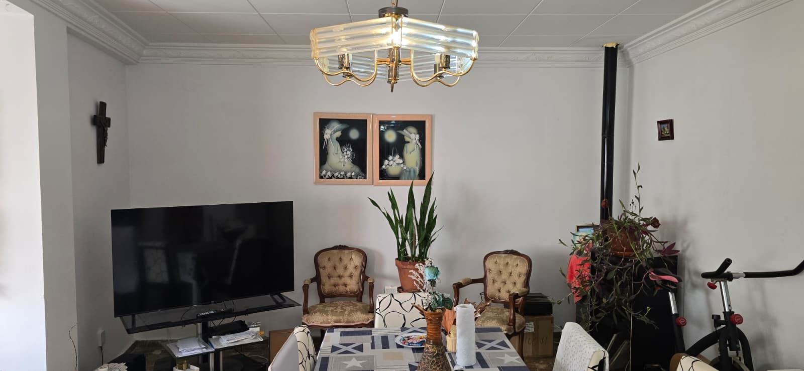 Sala d'estar de Pis en venda en La Font d'en Carròs amb Terrassa, Traster i Moblat