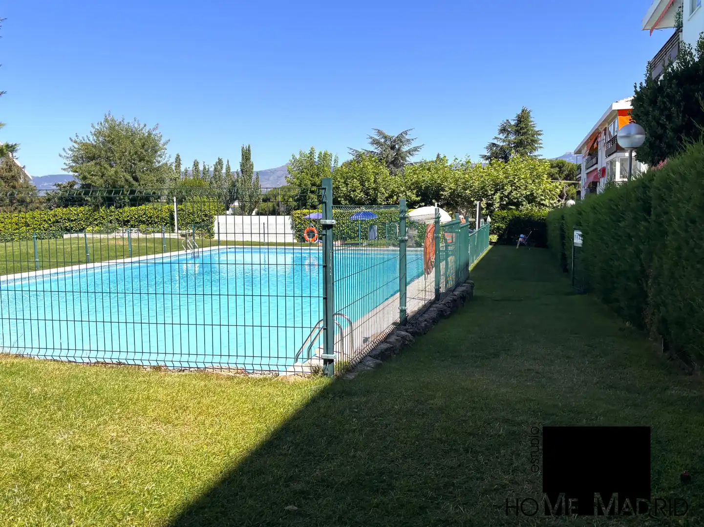 Swimming pool of Flat for sale in Collado Villalba  with Heating, Parquet flooring and Terrace