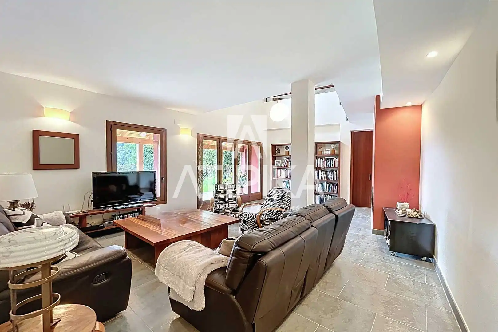 Sala de estar de Casa o chalet en venta en Gallifa con Calefacción, Terraza y Trastero
