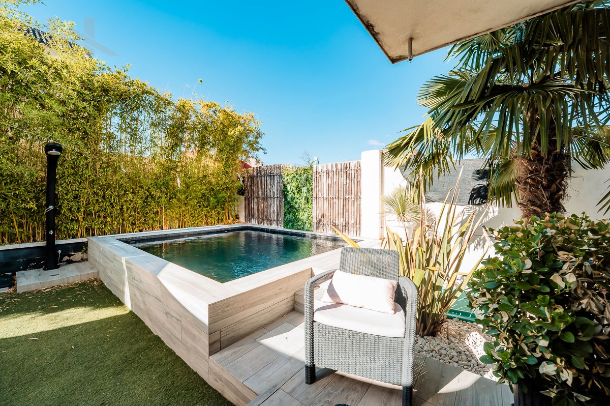 Piscina de Casa adosada en venta en Arroyomolinos (Madrid) con Calefacción, Jardín privado y Parquet