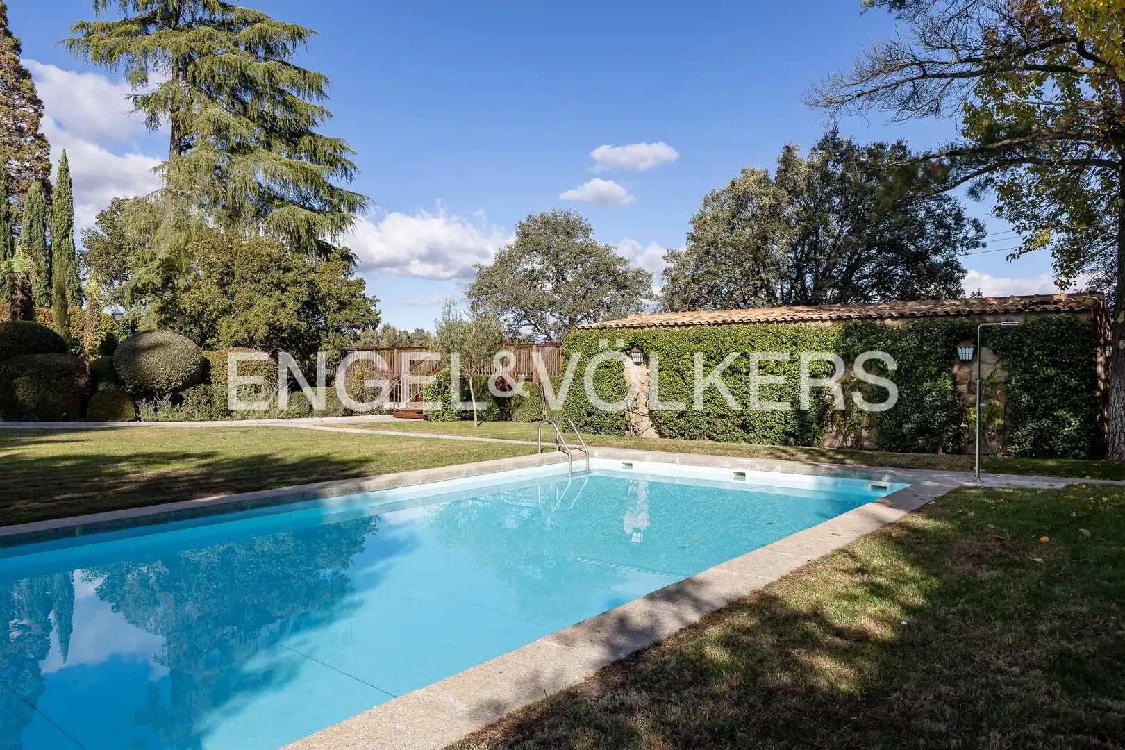 Piscina de Casa o xalet de lloguer en Madrid amb Aire condicionat, Calefacció i Jardí privat