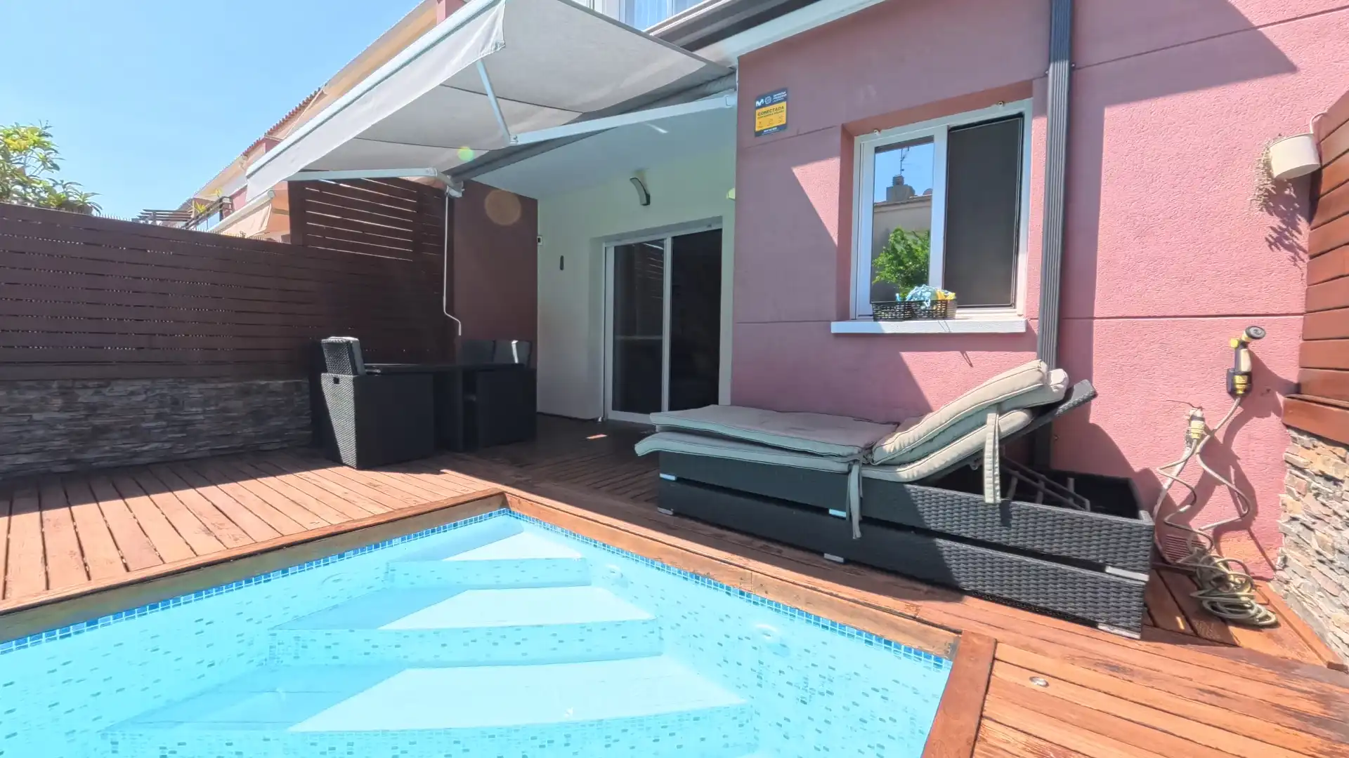 Terrace of Detached homes for sale in Cubelles  with Air Conditioner, Heating and Private garden