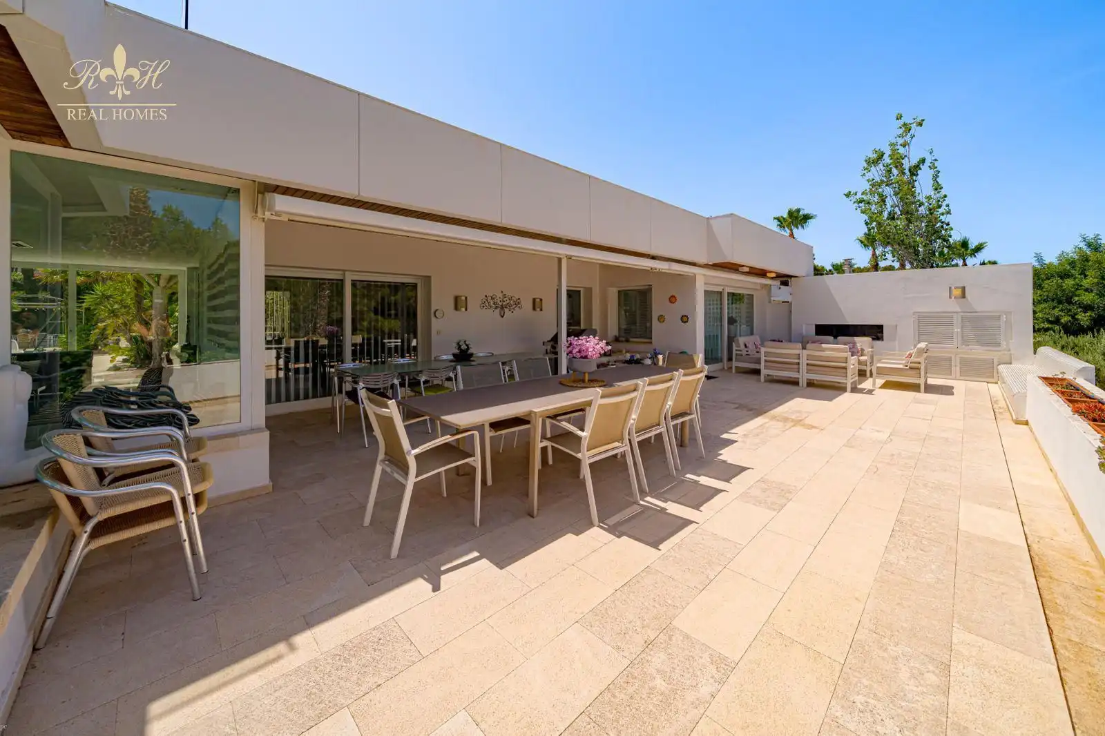 Terrace of Houses for sale in L'Alfàs del Pi  with Air Conditioner, Terrace and Swimming Pool
