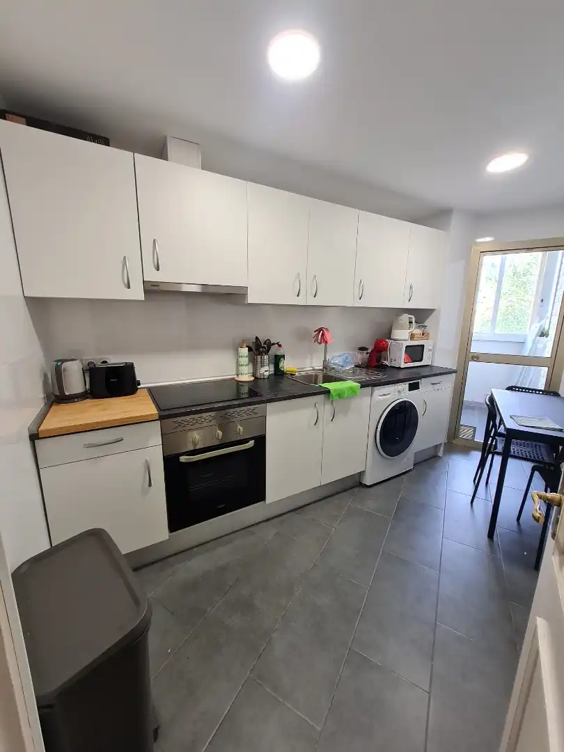 Kitchen of Flat for share in Madrid  with Air Conditioner, Heating and Terrace