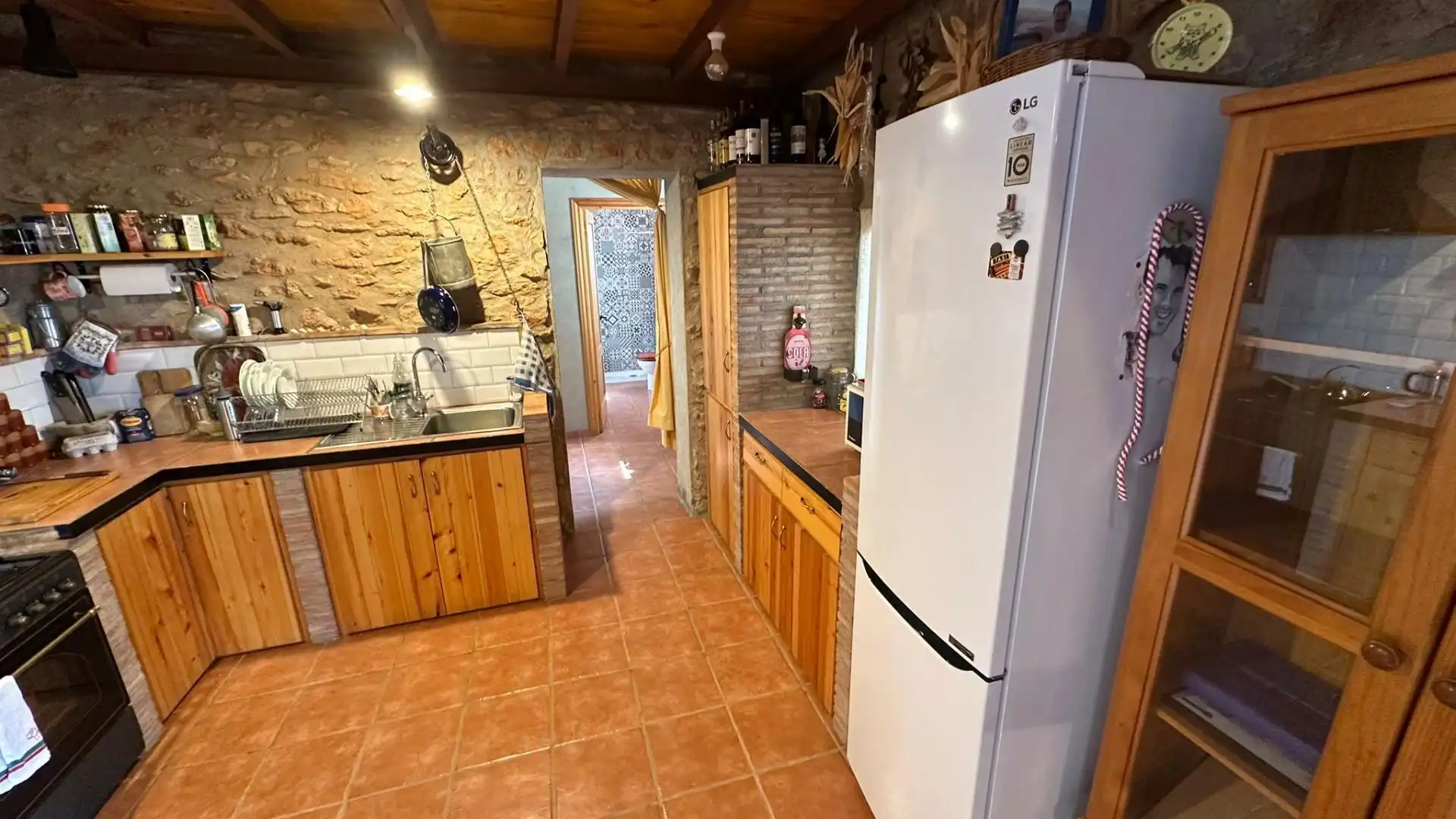 Cocina de Finca rústica en venta en Almazora / Almassora con Jardín privado, Terraza y Trastero