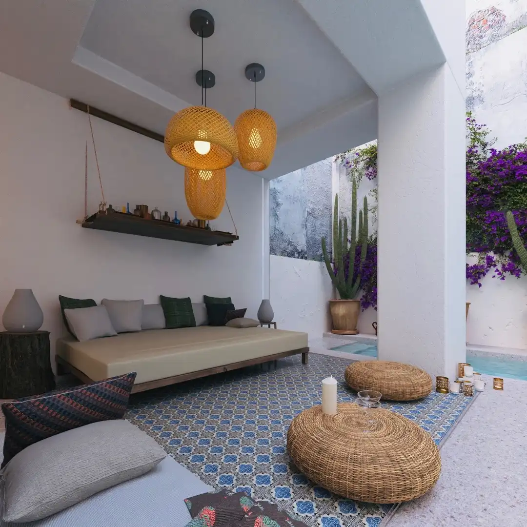 Terraza de Casa adosada en venta en Benissa con Jardín privado, Terraza y Trastero