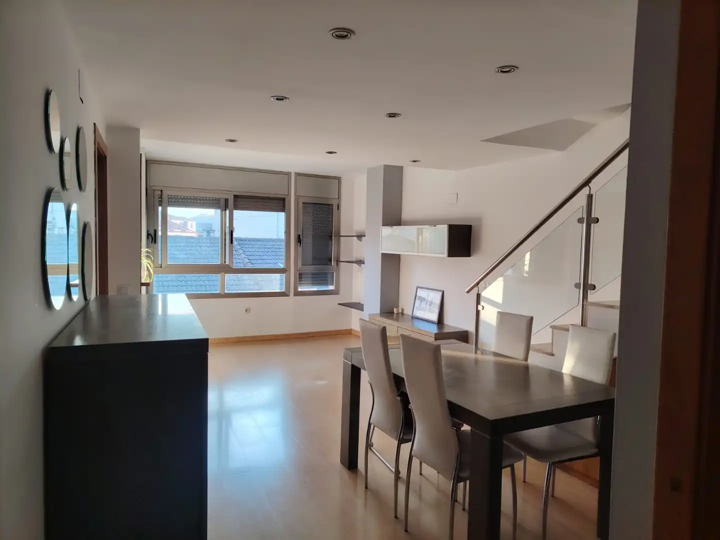 Comedor de Dúplex en venta en Manresa con Calefacción, Parquet y Terraza