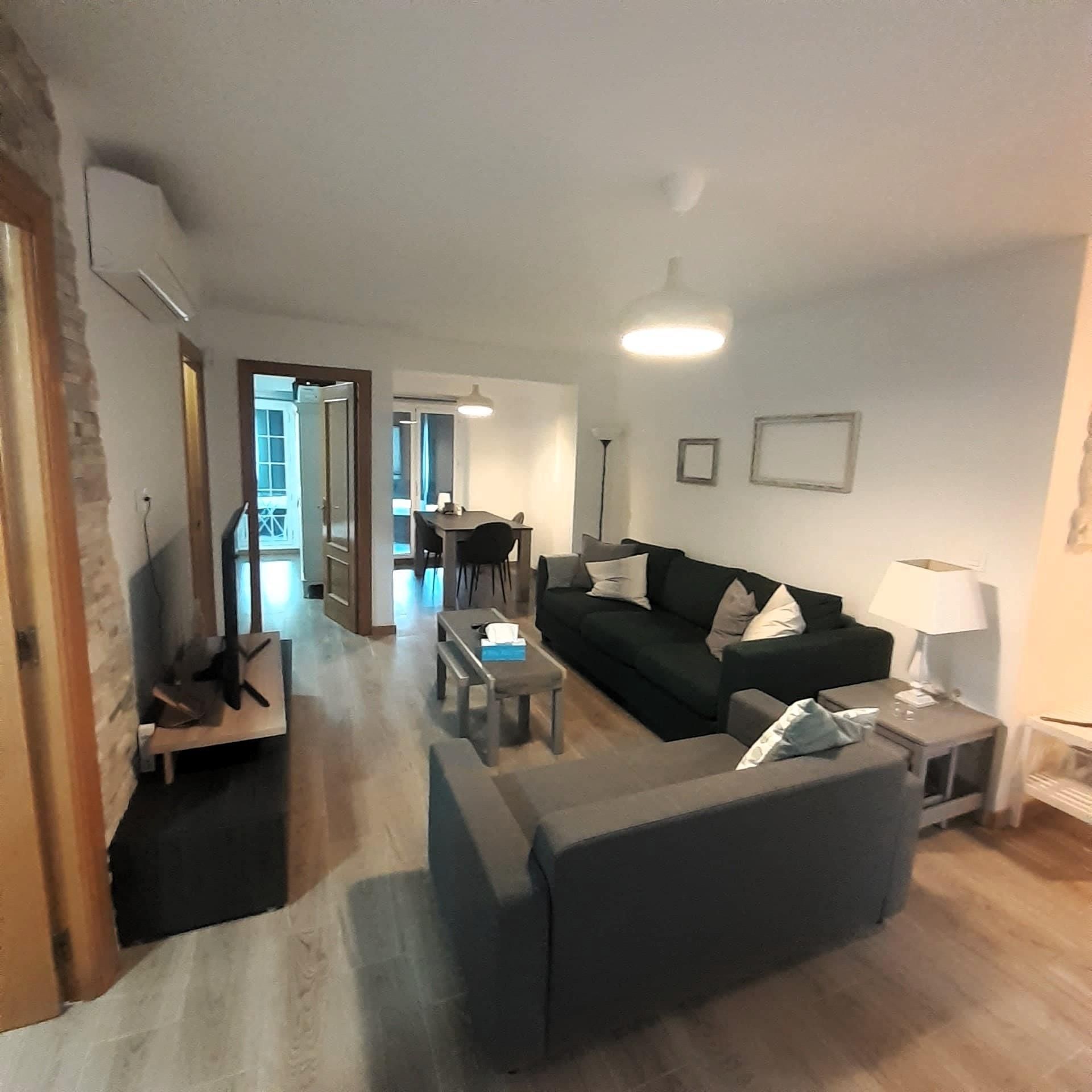 Sala d'estar de Pis en venda en  Valencia Capital amb Aire condicionat i Terrassa