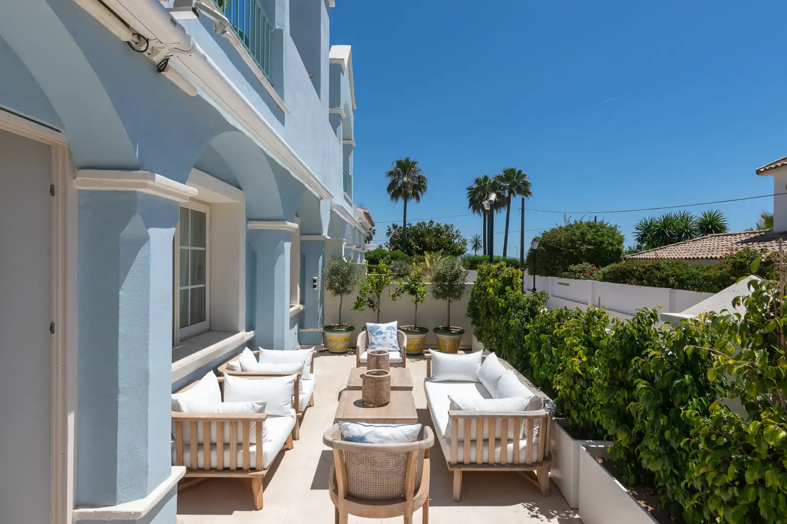 Terraza de Casa o chalet en venta en Marbella con Aire acondicionado, Calefacción y Jardín privado