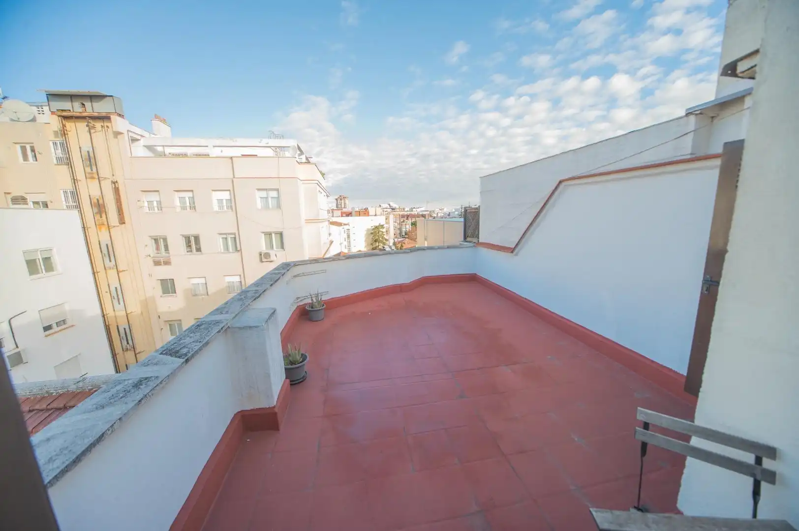 Terraza de Estudio de alquiler en Madrid con Aire acondicionado, Calefacción y Parquet